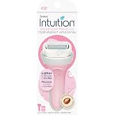 Schick Intuition Advanced Moisturizing Womens Razor with Shea Butter, 1 Handle with 2 Refills