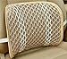 Car Lumbar Support Back Cushion with Adjustable Breathable Mesh,Aumee Office Chair Lower Back Therapy Fatigue Relief , Golden and Grey