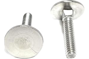 FASTENER CART (10) 1/4-20x1-1/4 Stainless Steel Elevator Bolt Square Neck (7/8 Diameter Head) 18-8