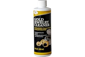 NORTHWEST ENTERPRISES Gold Jewelry Cleaner, Ultrasonic Jewelry Cleaner Solution. Concentrated. Scientifically Engineered Uniquely for Gold Jewelry (1)