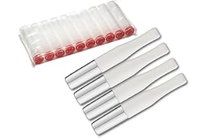 4 x DENICOTEA cigarette holders White and Silver color