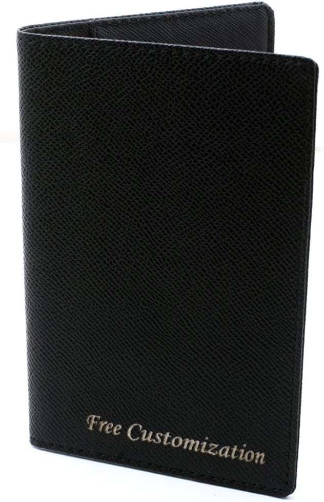 Free Engraving - Passport Holder for Men, Leather Passport Wallet, Passport Cover, Free Customization