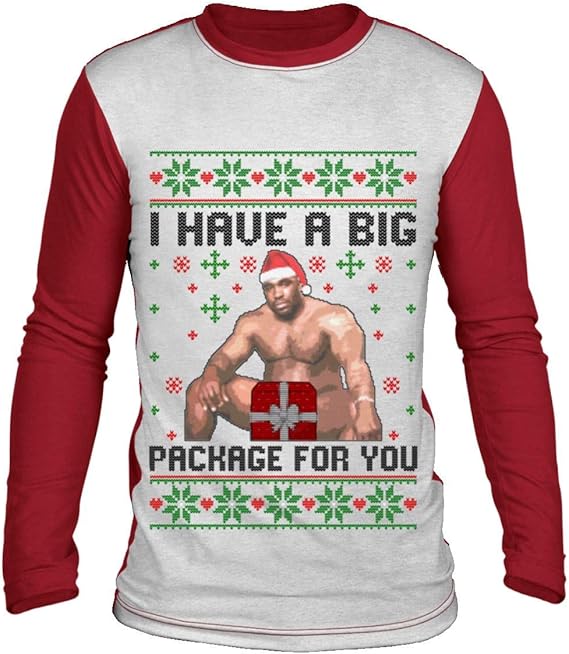 I Have A Big Package for You Funny Barry Wood Meme Ugly Christmas