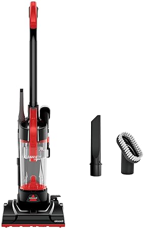 Home & Kitchen - Bissell CleanView Compact Upright Vacuum, Fits in Dorm Rooms & Apartments, Lightweight with Powerful Suction and Removable Extension Wand, 3508