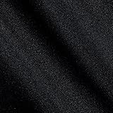 Ben Textiles Gabardine Suiting Solid Black Fabric By The Yard