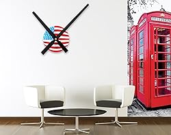 LOZMOM Large Frameless Wall Clock DIY 3D Clock