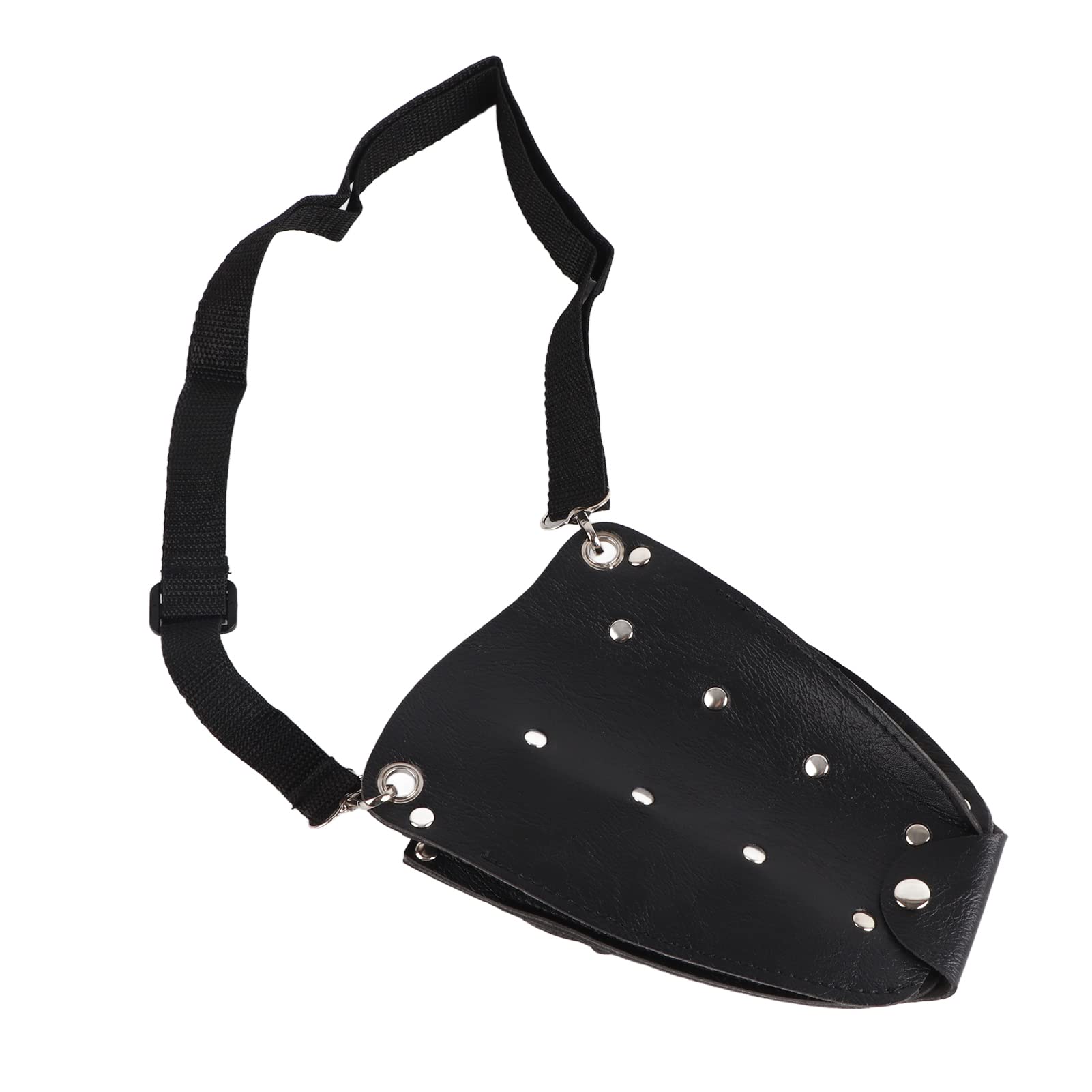Hair Scissor Bag, PU Leather Barber Scissor Hairdressing Holster Pouch Holder Case Rivet Clips Hairdresser Hair Tool
