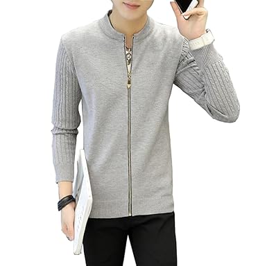 Amazon Fevon カーディガン メンズ ニット ニットカーディガン 長袖