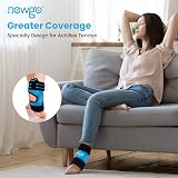 NEWGO Ankle Ice Pack Wrap for Injuries Reusable Hot Cold Therapy view 4