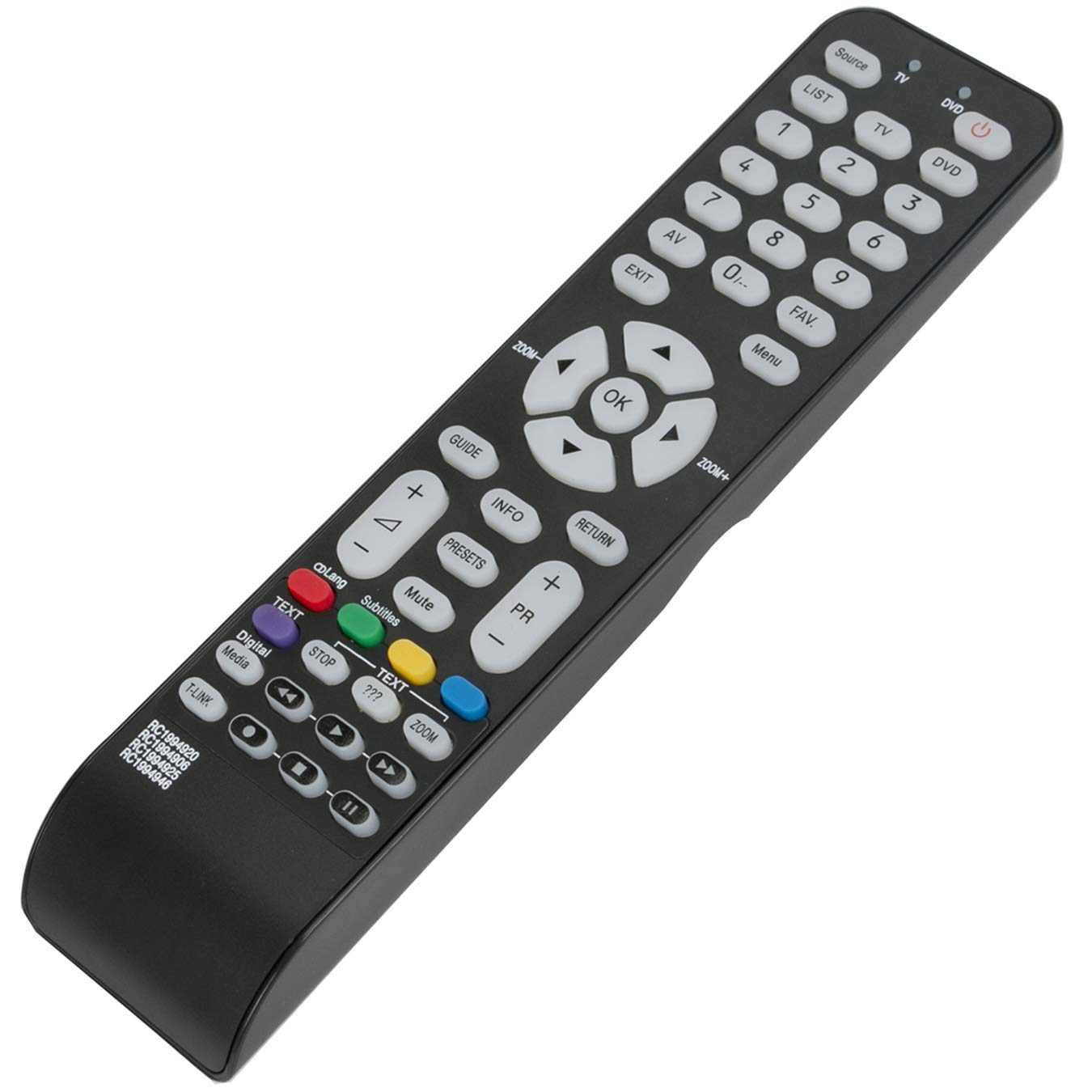VINABTY RC1994920 RC1994906 RC1994925 RC1994946 Replacement Remote Fit for THOMSON TV 19HR3022 22FS5246C 22HR5434 22HS4246C 24FT5253 26E90NH22 32FR5234 37FS6646 39FU5253 40FT4253 42E90NF32 46FT7563