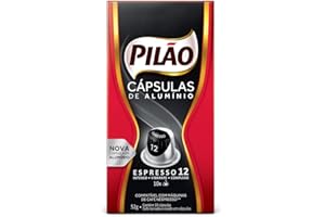 Café Pilão Extraforte Espresso 12, caixa com 10 Cápsulas de alumínio