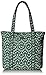Vera Bradley Women's Cotton Vera Tote Bag, Rain Forest, One Size