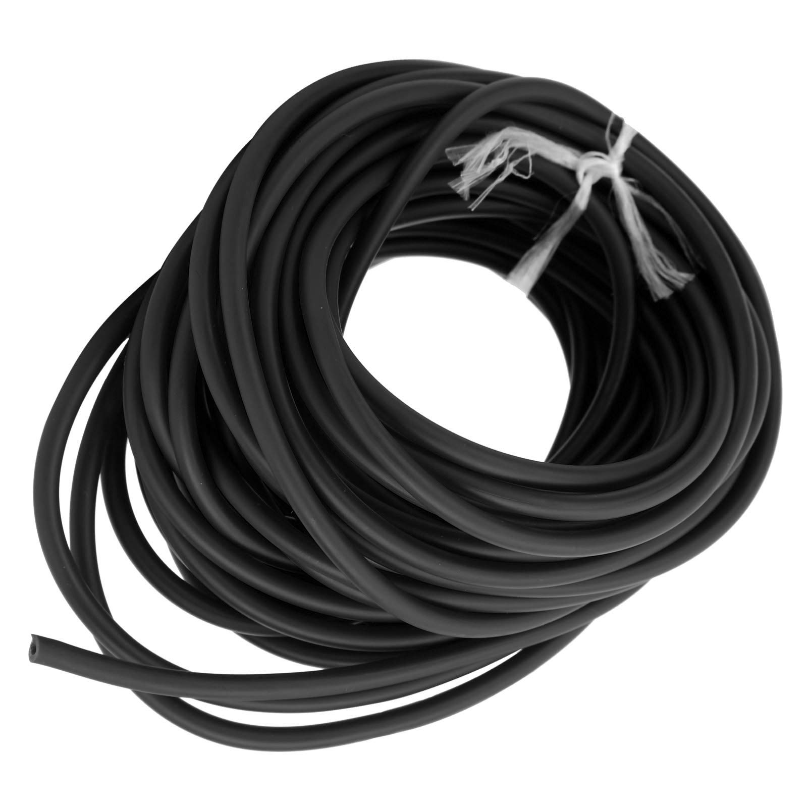Slingshot Latex Tube, 32.8 Feet Latex Tube Elastic Rope 1.7mm ID / 4.5mm OD for Slingshot Catapult Outdoor Hunting Fitness (nero)