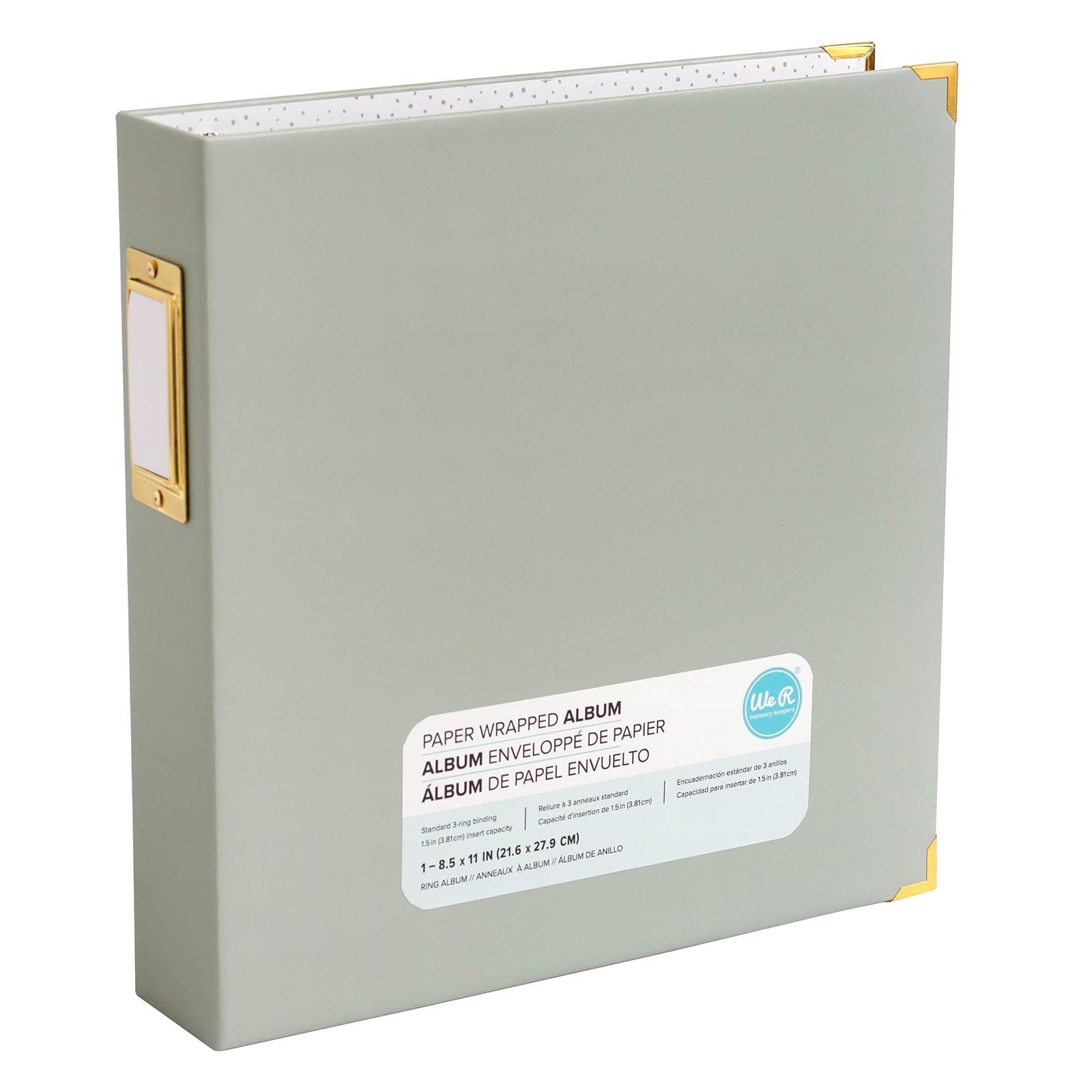 We R Memory Keepers D-Ring Album 8.5X11 Slate, Paper