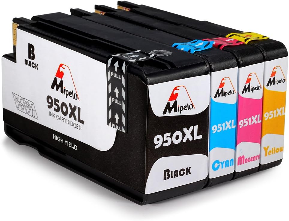 Mipelo Compatible HP 950XL 951XL 950 951 Cartuchos de tinta para HP