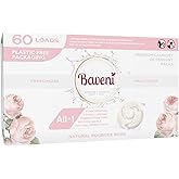 BAVENI Luxury Laundry Detergent Packs – 60 Loads | Plant-Based, Plastic-Free, SLS-Free, Vegan, HE Compatible | Premium Eco Fr