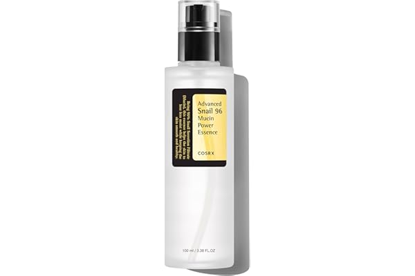 COSRX Snail Mucin 96% Power Repairing Essence 3.38 fl.oz 100ml, Hydrating Serum for Face with Snail Secretion Filtrate for Dull Skin & Fine Lines, Korean Skincare