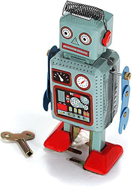 Amazon ブリキ製 ネジ巻き式 ロボット おもちゃ 玩具 大人気 コレクション レトロ インテリア 置き物 並行輸入品 プラモデル 通販