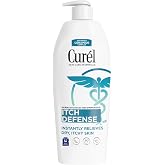 Curel Itch Defense Ceramide Body Lotion for Dry Sensitive Skin, 13 fl oz | Soothes Itchy Skin, Prevents Eczema Flare-Ups, Ceramide Moisturizer, Fragrance-Free, Dermatologist Tested
