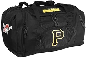 Concept One MLB Pittsburgh Pirates Roadblock Duffel Bag, Black