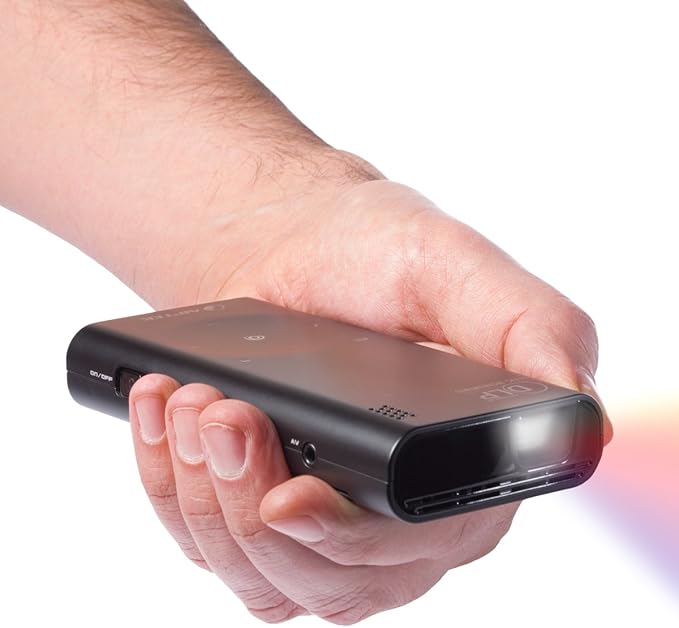 Aiptek VR6 - Proyector (640 x 480, 500:1, 50 lúmenes ANSI), negro ...