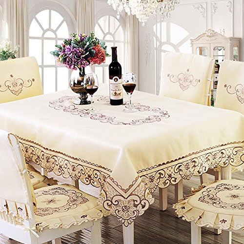 embroidered tablecloth/ table cloth tablecloth/tea table cloth/ table cloth/Chair covers cushions set/European garden chair-A 142x200cm(56x79inch)