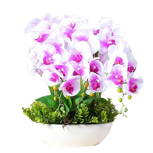 Sarazong Adornos de Flores Artificiales de Phalaenopsis, Flores ...