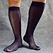 Mr.babuu 3Pairs Pack Striped Nylon Silky Cold Thin OTC Men's Sheer Dress Socks