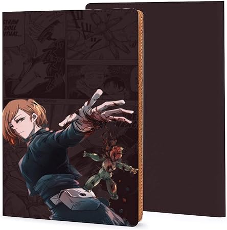 Amazon Danesi A5サイズ対応 呪術廻戦 釘崎野薔薇 ブックカバー ノートカバー メモ帳カバー 手帳カバー レザー 読書 アニメ キャラクター ブックカバー 文房具 オフィス用品