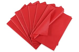 KESOTE Red Tissue Paper for Gift Bags, 14" x 20" Wrapping Paper Bulk Tissue Paper for Crafts, Packaging, Gift Wrap, Christmas, Holidays - 60 Sheets
