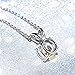 AllenCOCO 14K Gold Plated 2.0 Carat (D Color, VVS Clarity) Simulated Diamond CZ Solitaire Silver Pendant Necklace 16