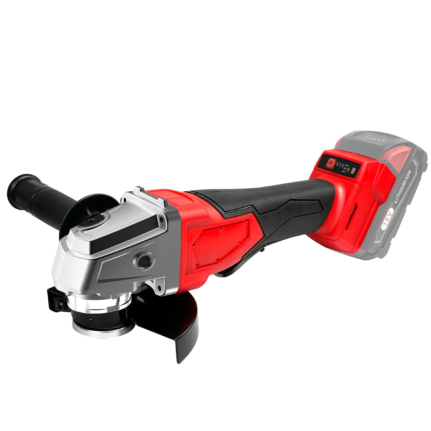 Photo 1 of Cordless Angle Grinder Compatible with Milwaukee M18 18V Battery(NO Battery) Battery Powered Angle Grinder,4-1/2" Angle Grinder (No Wheels)