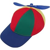 Kids Cute Propeller Hat Toddlers Adjustable UV Protection Tennis Baseball Cap Sun Visor Funny Clown Cap Helicopter Top Hat