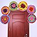 Supla 6 Pcs Fiesta Tissue Paper Flowers Pom Poms Ball Tissue Paper Pom Poms Flowers 15.4