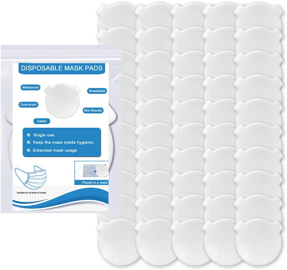 Whitegeese Mask Gasket Face Mask Filter Activated Carbon Breathing Filters 10/20/50PC