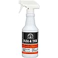 Grandpa Gus's Natural Flea & Tick Spray with Plant-Based Actives, Ready-to-Use, Quick Kills Fleas, Ticks & Mites from Small Animal, Dog, Cat & Home, 16 fl oz