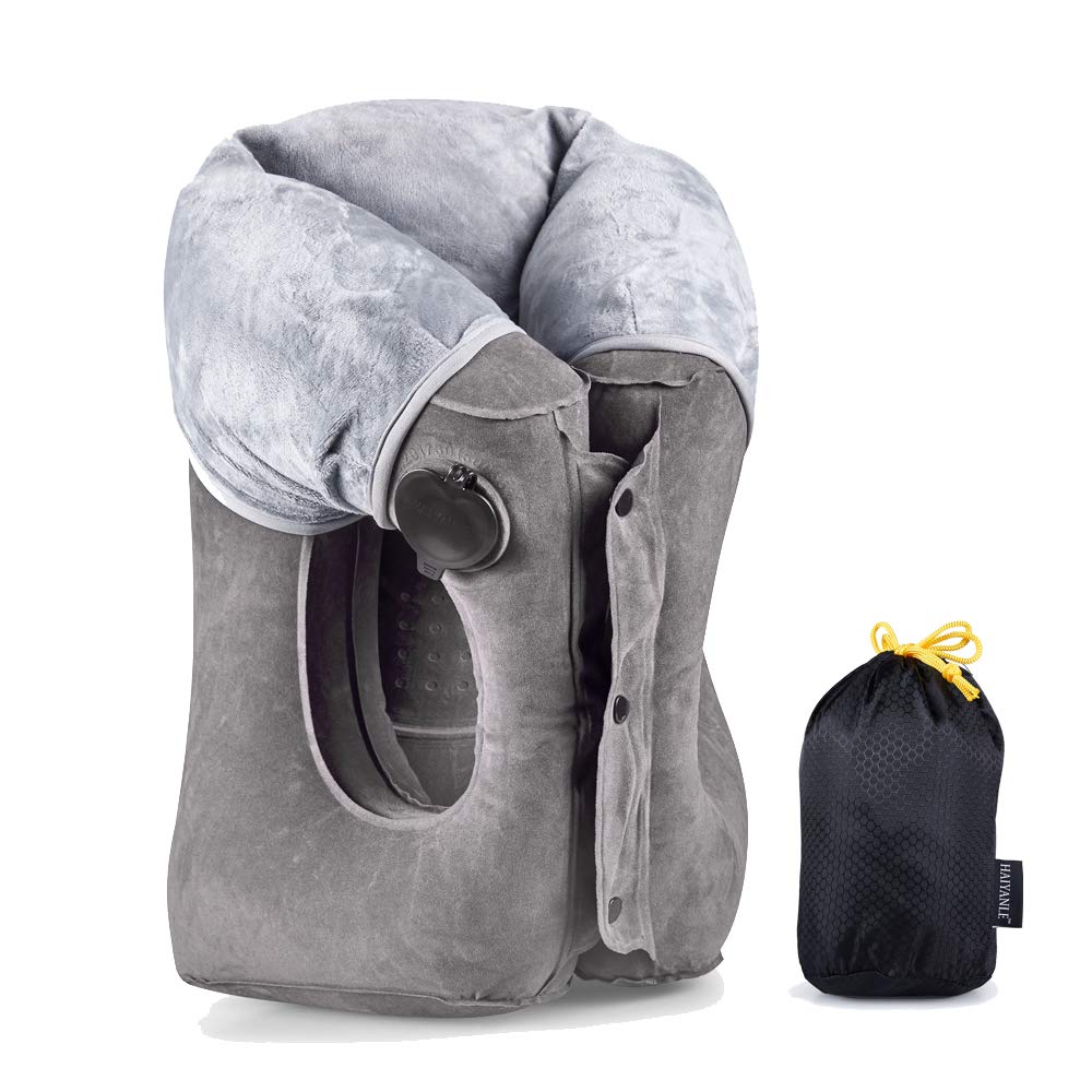 Set De Viaje Piquadro Con Almohada Inflable Para Cuello, Antifaz Y Tapones Para Los Oídos - Modelo AC6435TA-N