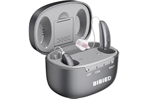 BIBIED OTC Hearing Aids – Rechargeable Hearing Aids for Seniors & Adult with Smart Noise Reduction, Superior Sound, Self-Fit,