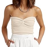 EFAN Womens Tube Tops Summer Outfits Cute Crop Tops 2026 Beach Vacation Spring Fashion Y2K Strapless Sleeveless Clothes