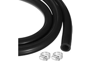 MECCANIXITY 6.6ft Silicone Rubber Tubing 3/4" ID 1" OD Plastic Tube Flexible Air Hose for Brewing, Wine Making, Pump Siphon, 