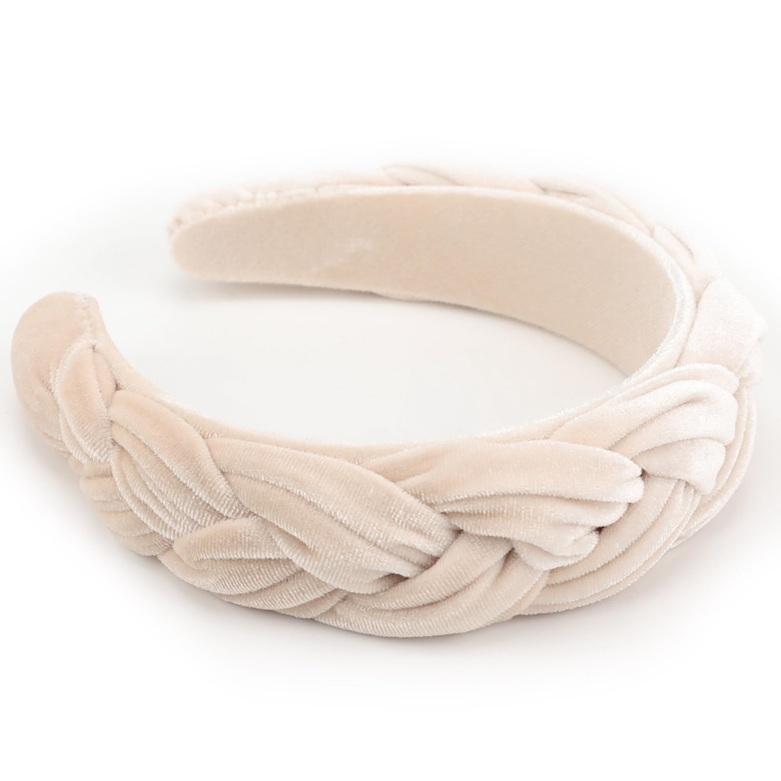 DRESHOW Velvet Braided Headband Women Hair Hoop Elastic Hair Bands Fashion Headbands for Women — image 1
