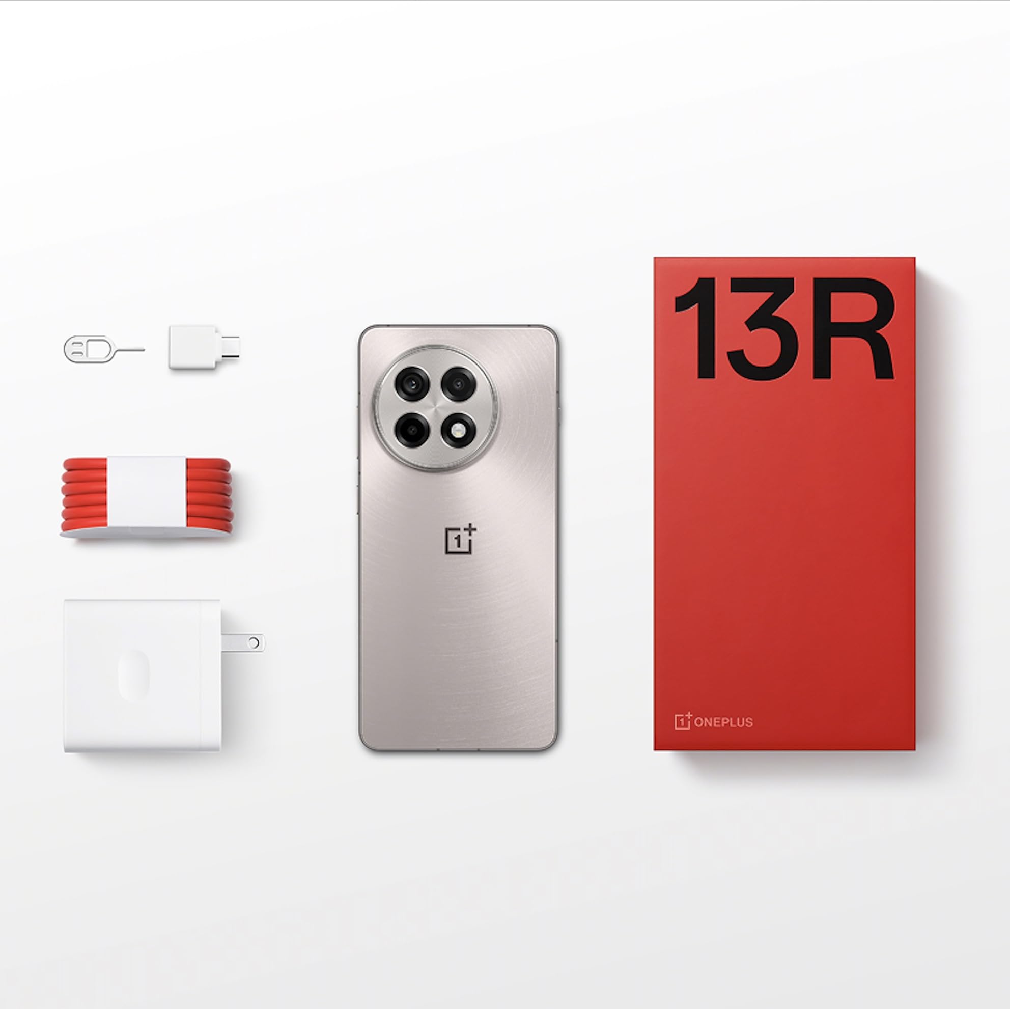 OnePlus 13R, 12 GB de RAM + 256 GB de almacenamiento, doble SIM, teléfono inteligente Android desbloqueado, con tecnología Snapdragon 8 Gen 3, carga rápida SUPERVOOC de 55 W, 2025, Astral Trail