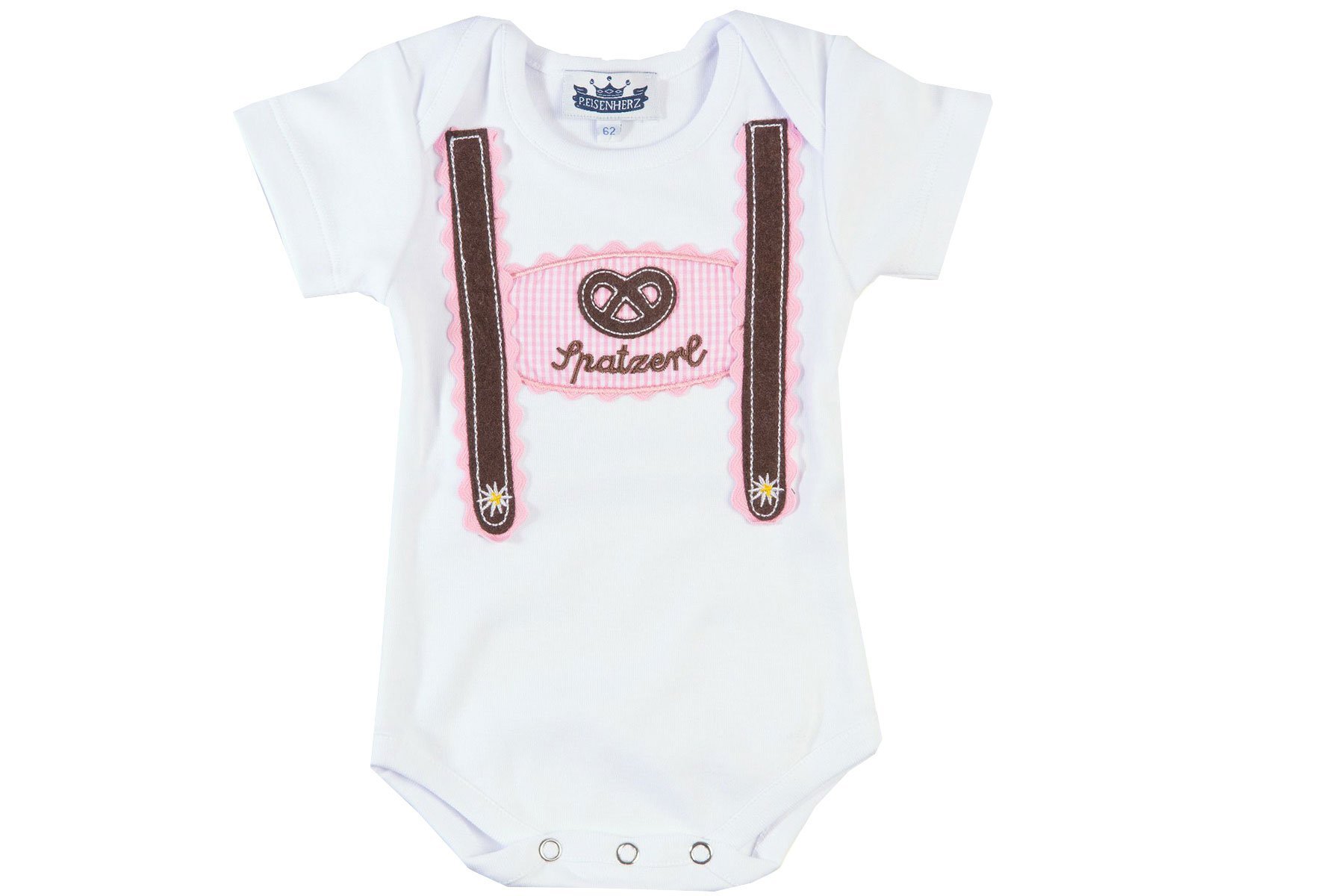 Eisenherz Baby Girls' Tee - White - 3-6 Months