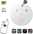 Viiwuu Smoke Detector Camera, Amayia Upgrate Hidden Cameras 1080P Video Camera for Indoor Home Security Monitoring Nanny Cam Motion Detection Hidden Cameras Yellow