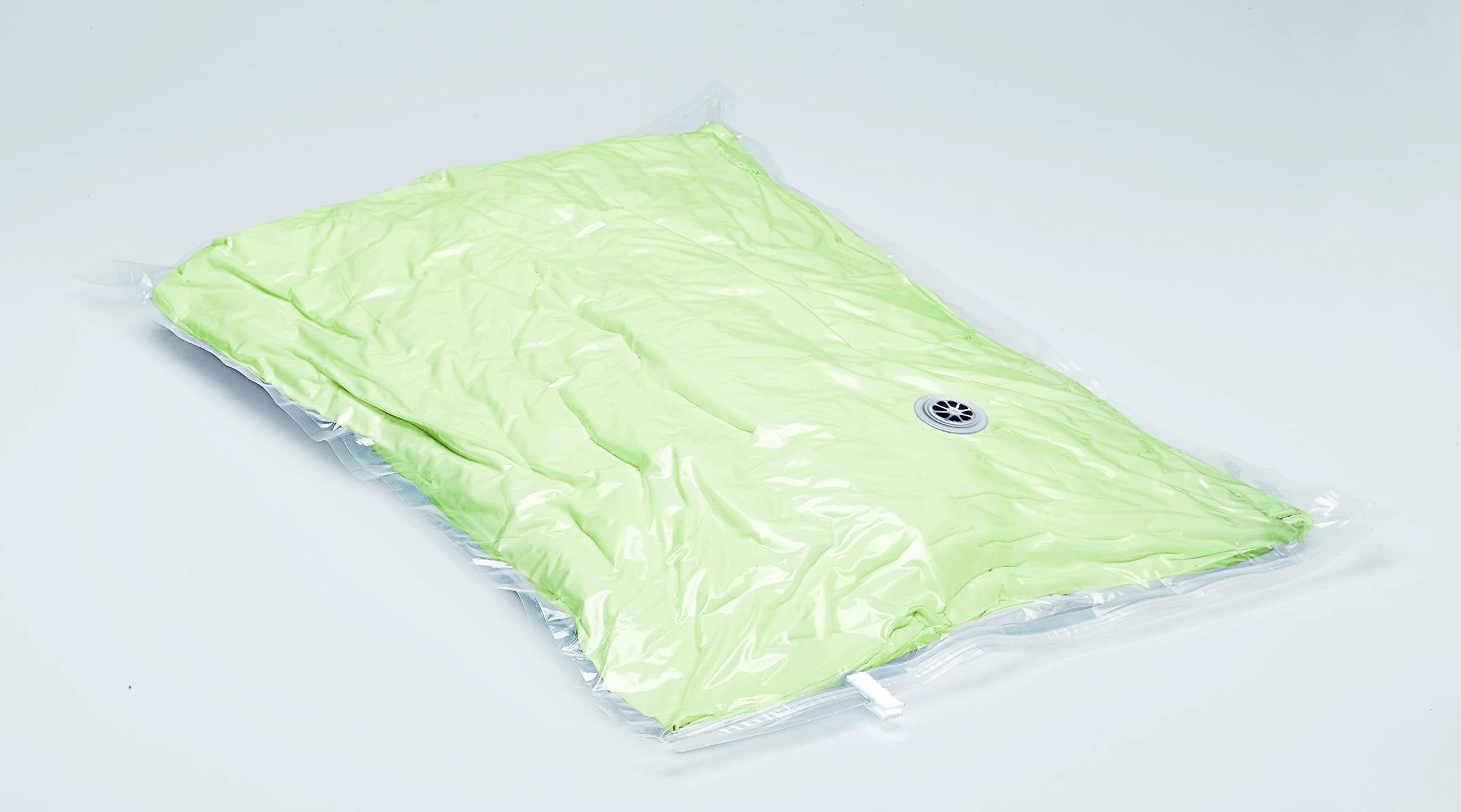 Compactor Vacuum Compression Bags, Set of 2, 38X68Cm, Reduces Volume By 3X, Reusable up to 100 Times, Transparent