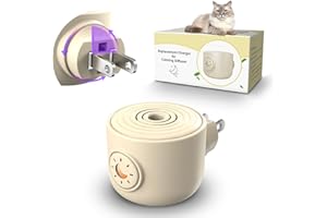 AUKVITE Cat Calming Diffuser Plug-in, Pheremones Calming Diffuser for Cats and Dog Multicat Diffuser Starter Kit Compatible with Cat Calming Spray, ONLY Diffuser Head