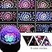 CHINLY LED Disco Ball Light MP3 Music Speaker USB Portable 9W 9color Modes Dance Hall Strobe Light Mini LED Stage Light Party Light for Wedding Party Bar Club DJ KTV (with Remote & US Plug)
