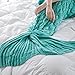 [Holidayli]Holidayli Mermaid Blankets, Handmade Knitted Mermaid Tail Blankets for Adults Girls All Season Party [並行輸入品]