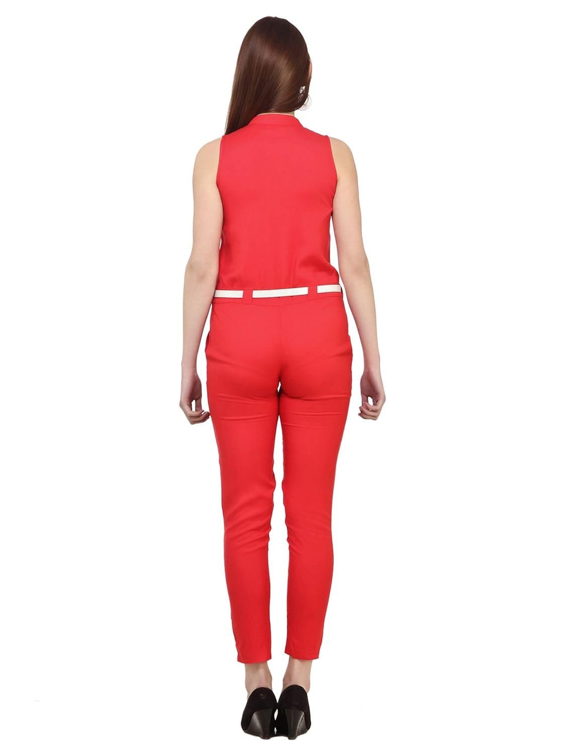 cottinfab solid women's jumpsuit