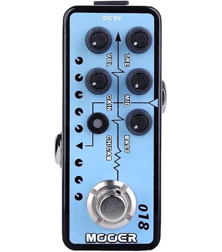 ギター MOOER Micro Preamp UK Gold 900 Amazon.com: MOOER Micro Preamp 002 UK Gold 900 Guitar